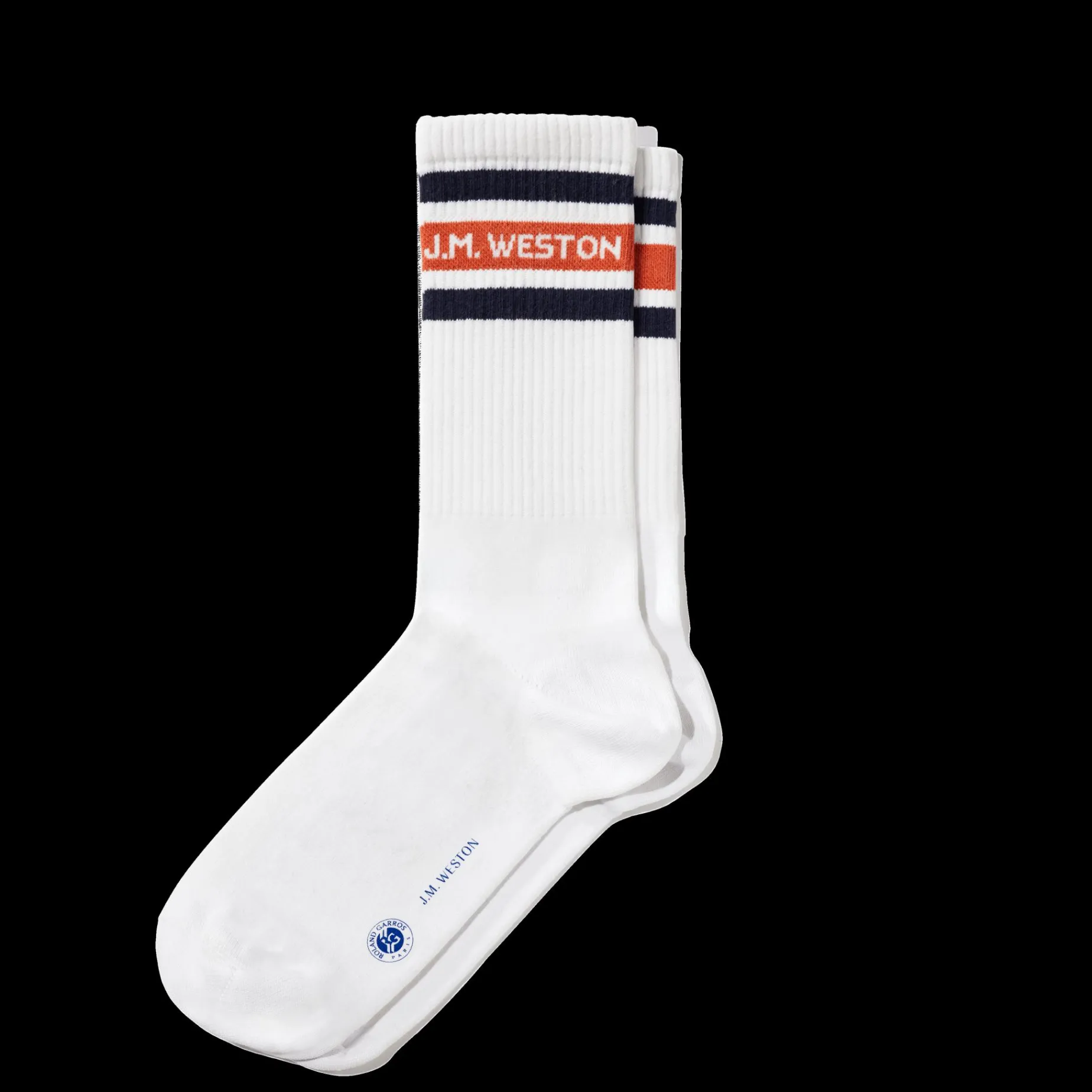 Chaussettes courtes à bandes Roland-Garros