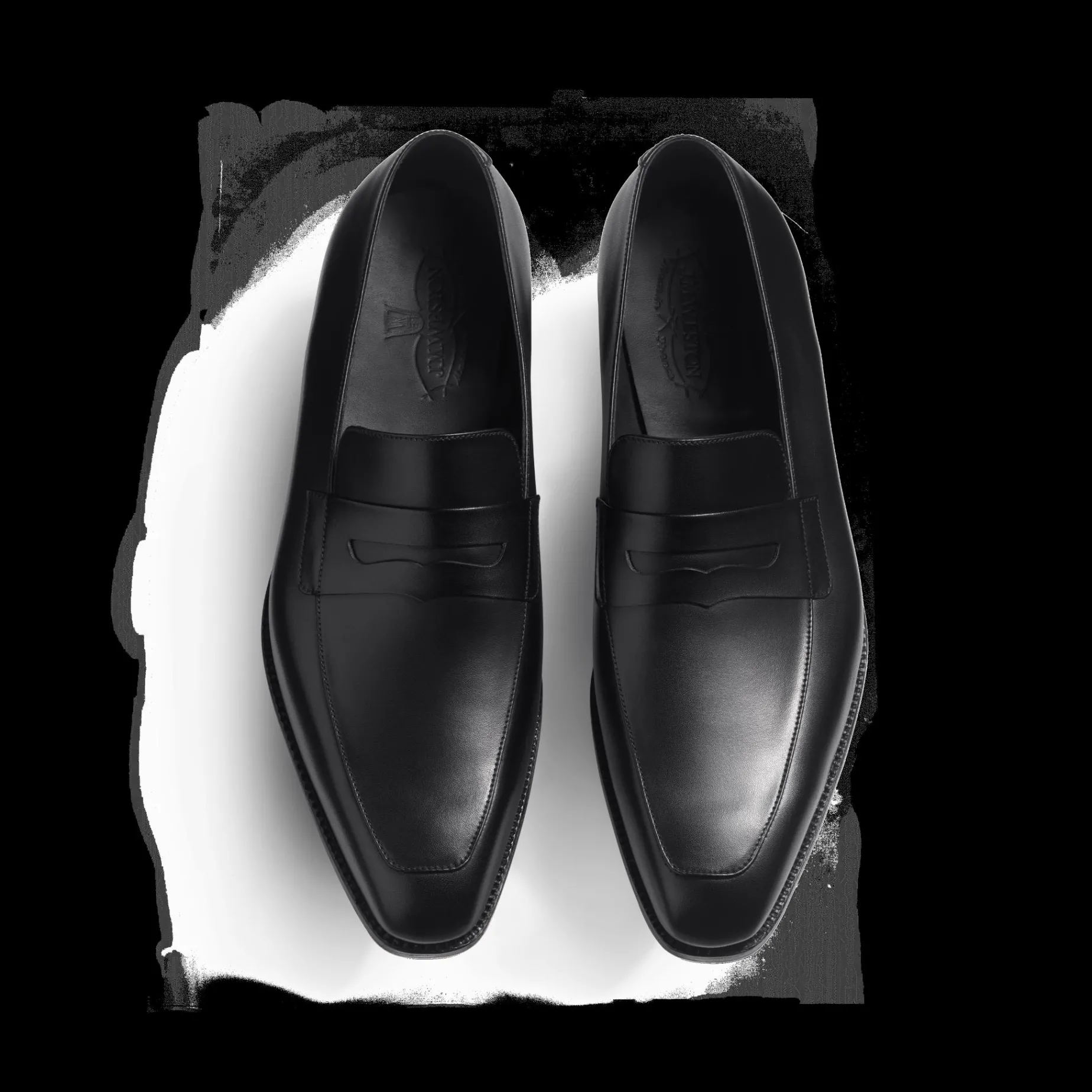 Mocassin à bride Fusain