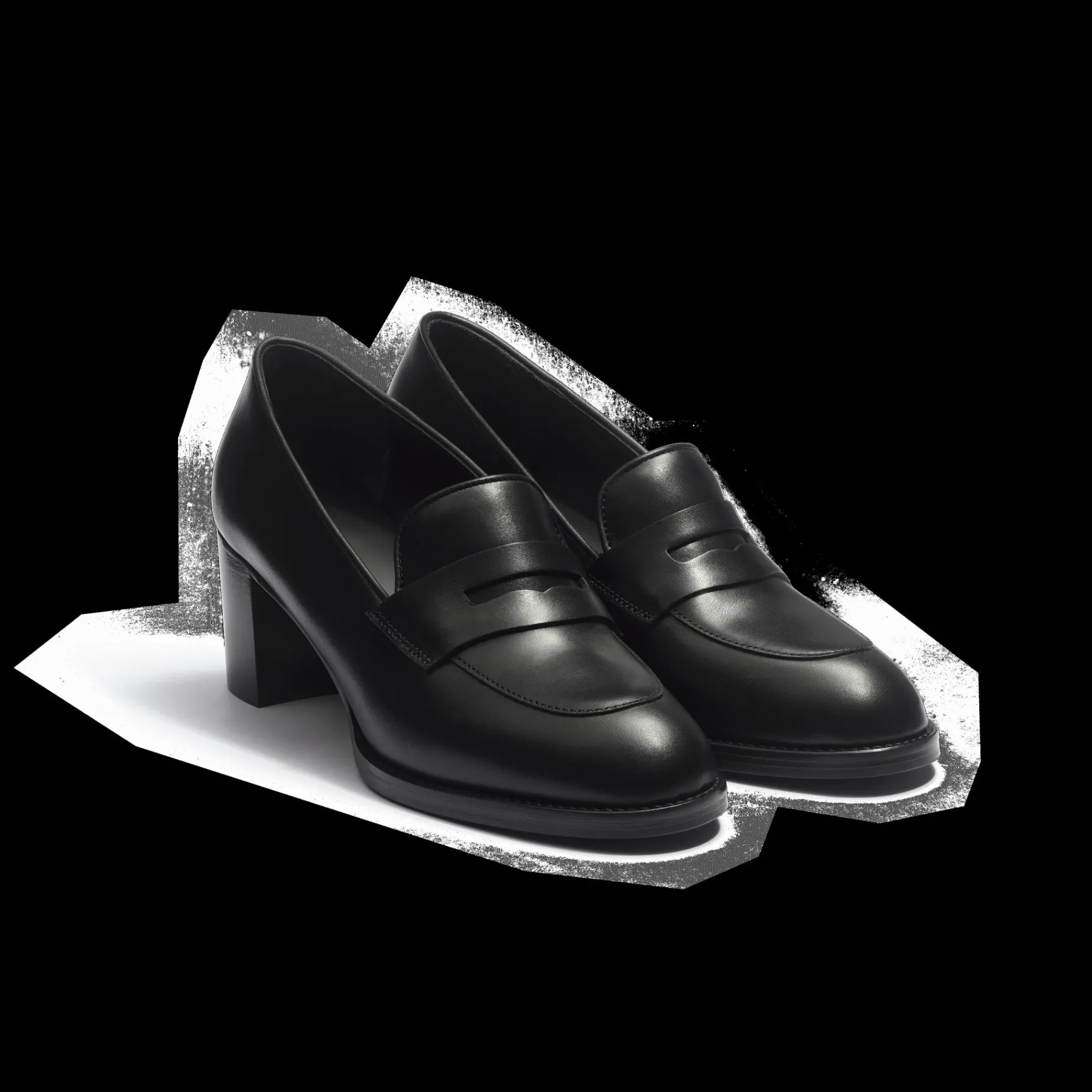Mocassin à talon 5,5 cm
