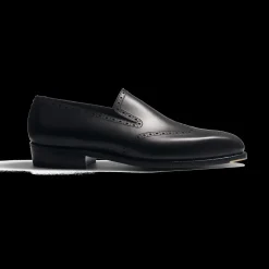 Mocassin One Cut Perforé Fusain