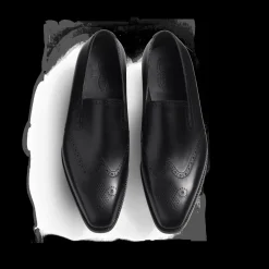 Mocassin One Cut Perforé Fusain